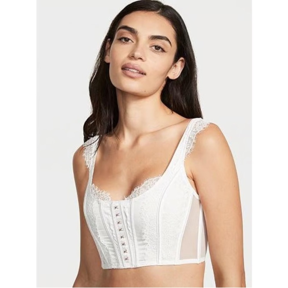 Victoria’s Secret Ivory Lace Corset